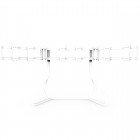 RS STAND T3XL V2 White - TV Stand for up to 3x47inch